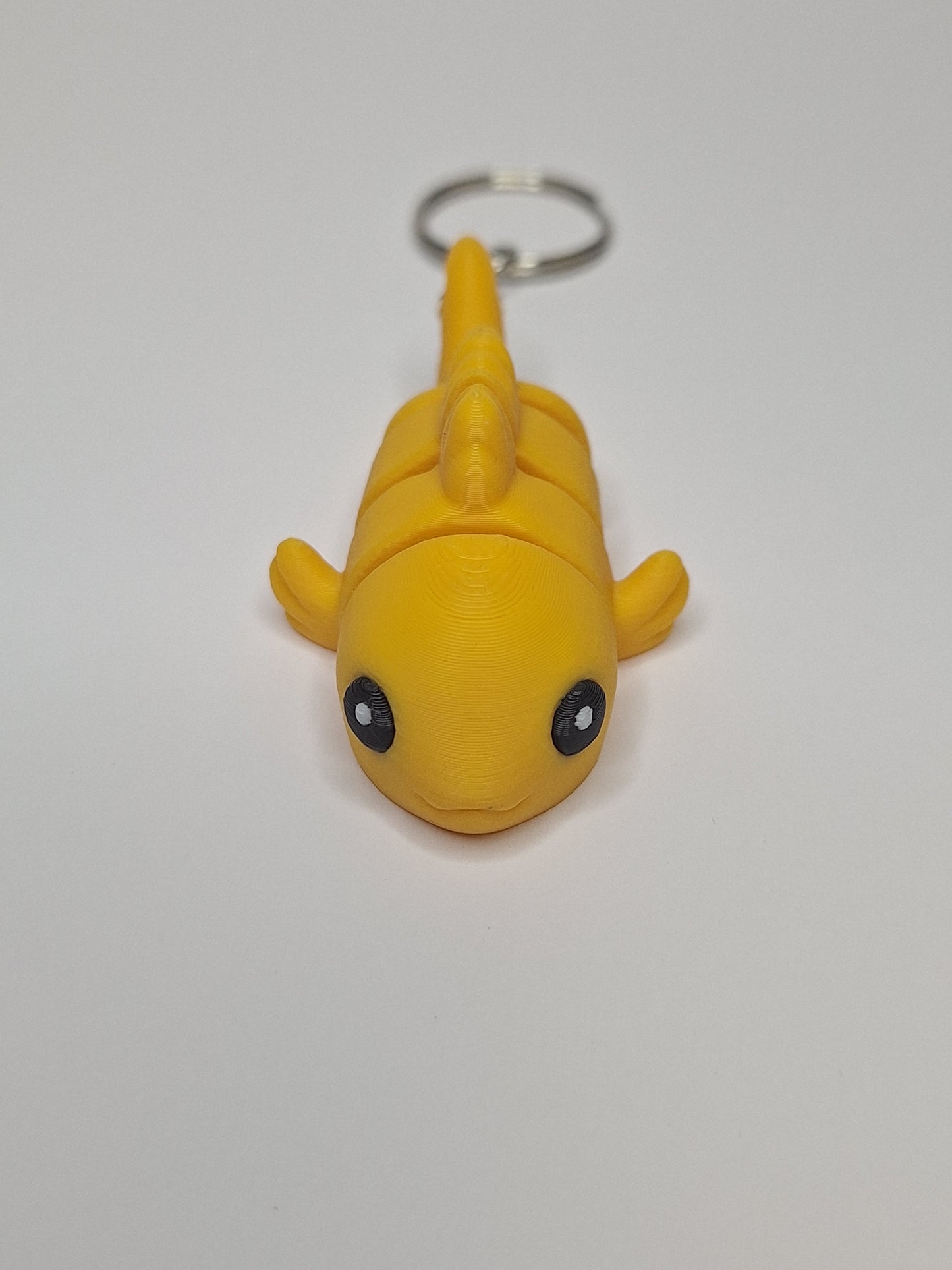 3D Printed Goldfish Keyring