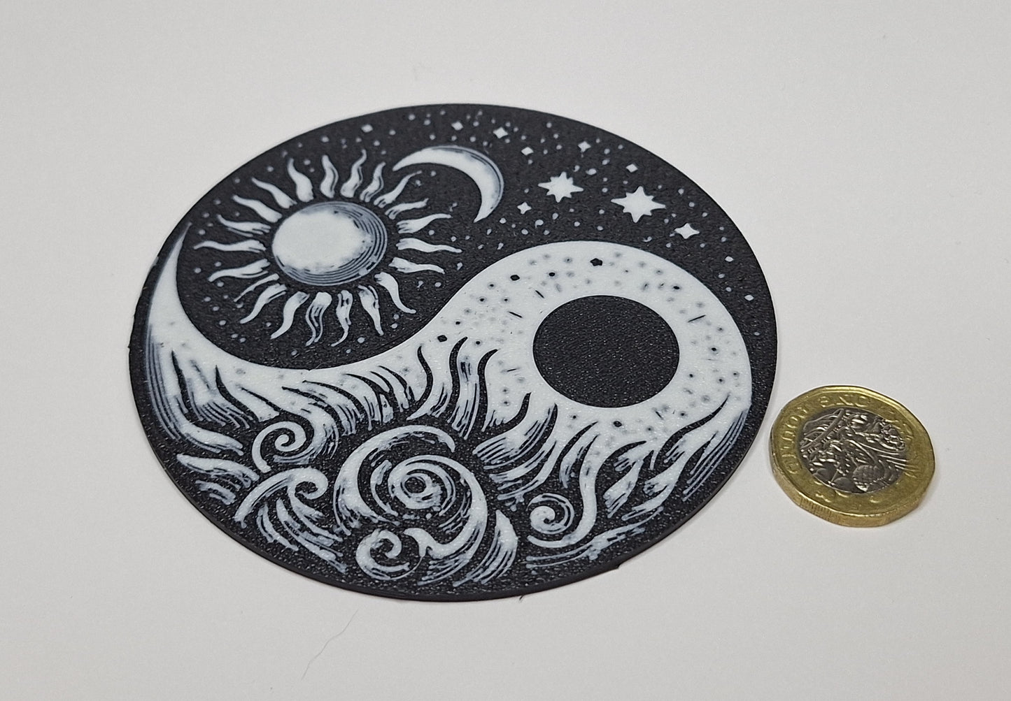 3D Printed Ying Yang Coaster