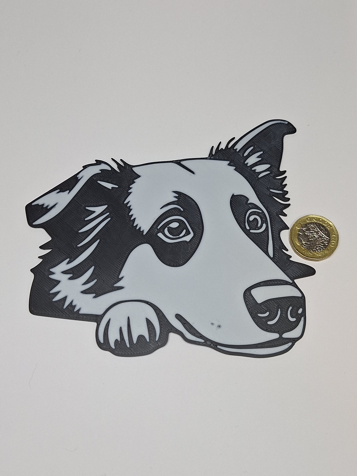 3D Printed Dog Wall art