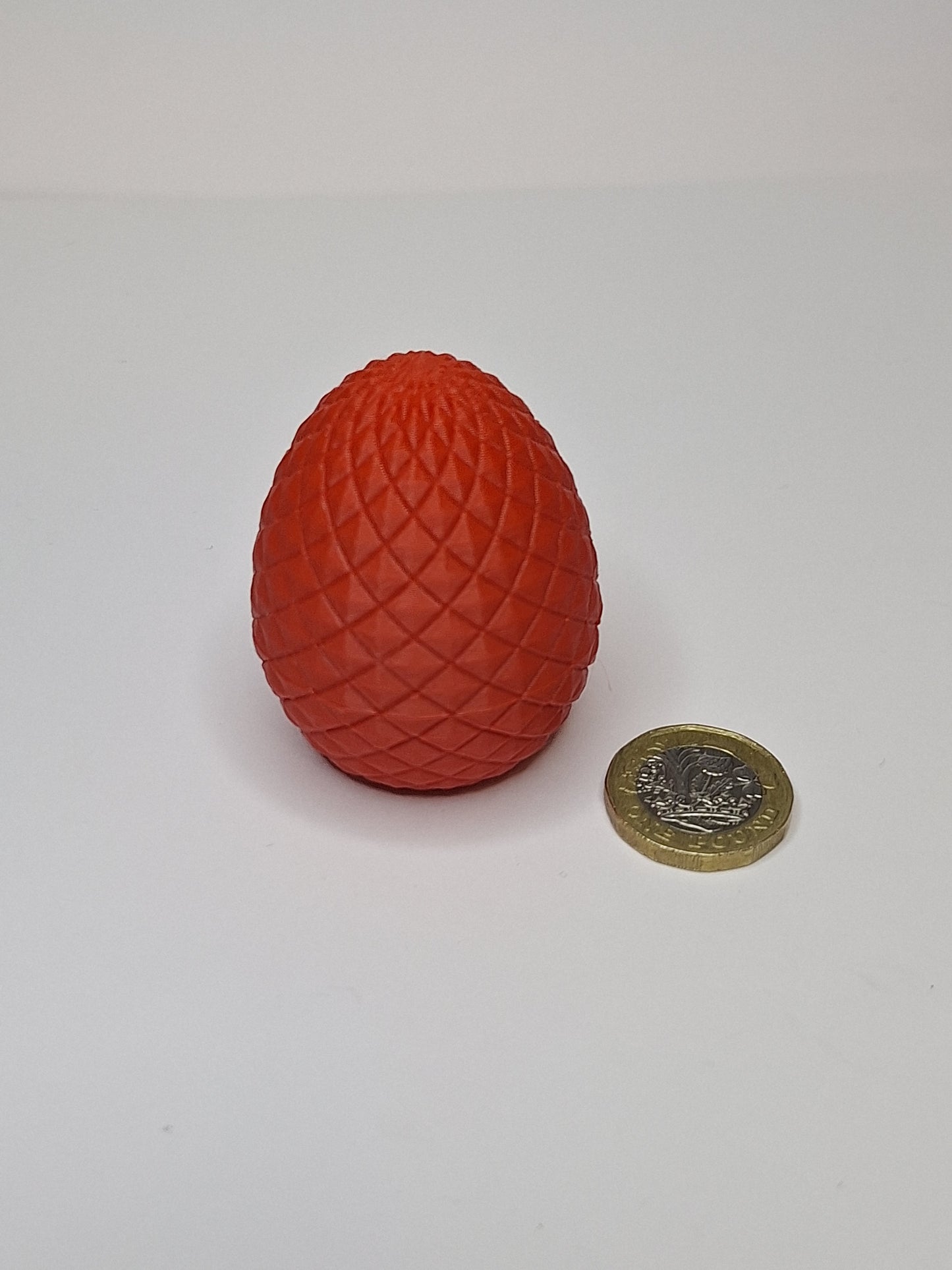 3D Printed Scaled Storage Egg