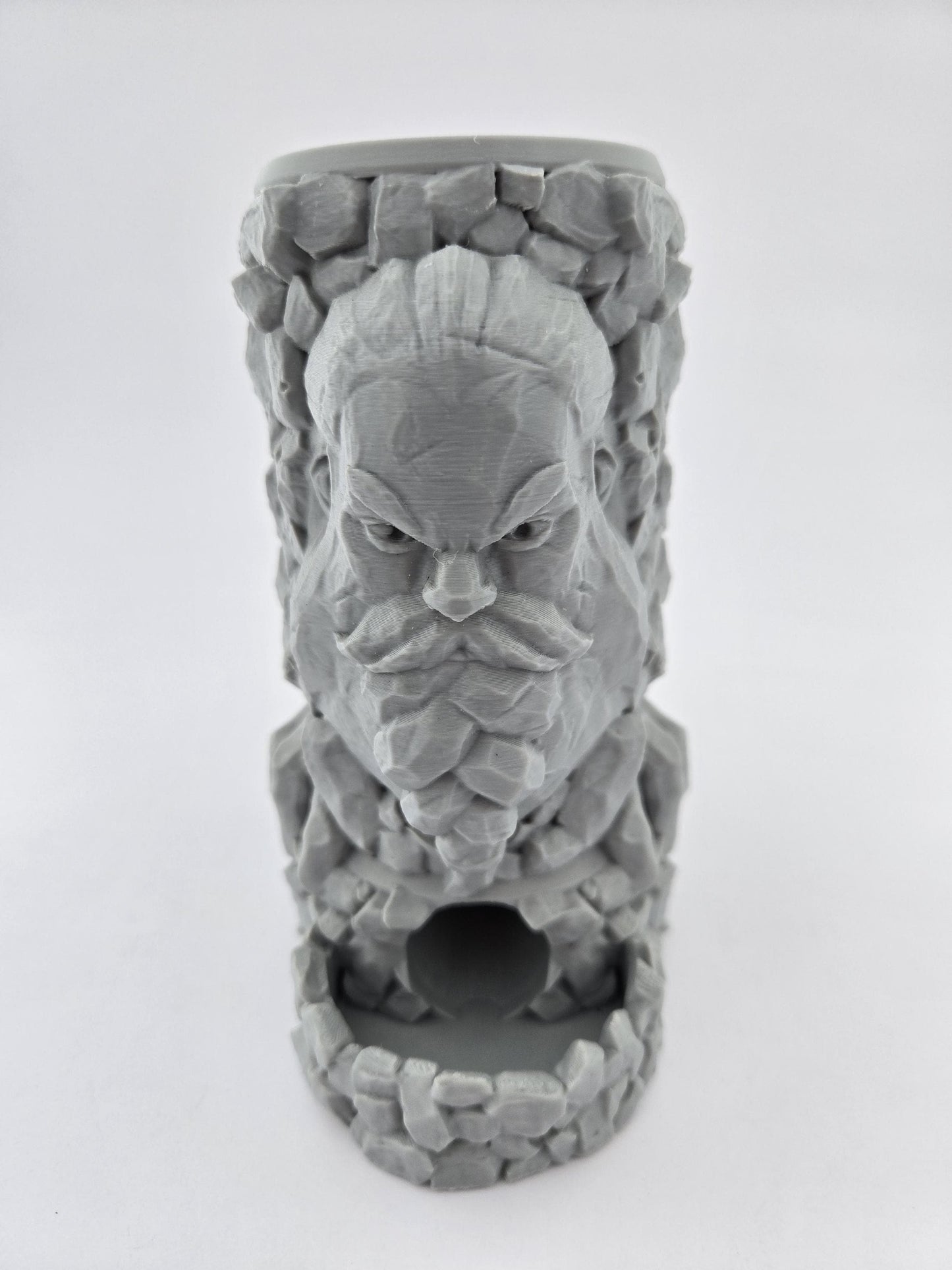 3D Printed Stone Beard Dice Tower