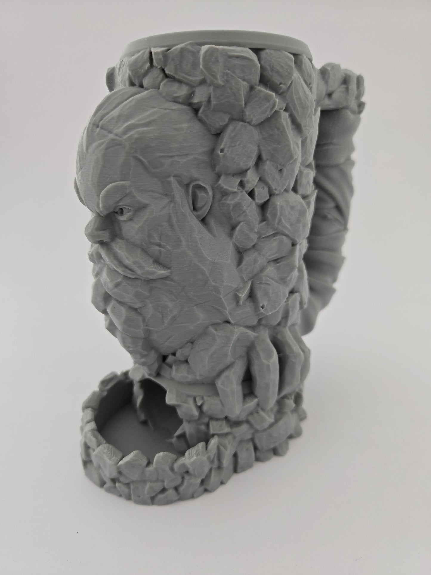 3D Printed Stone Beard Dice Tower
