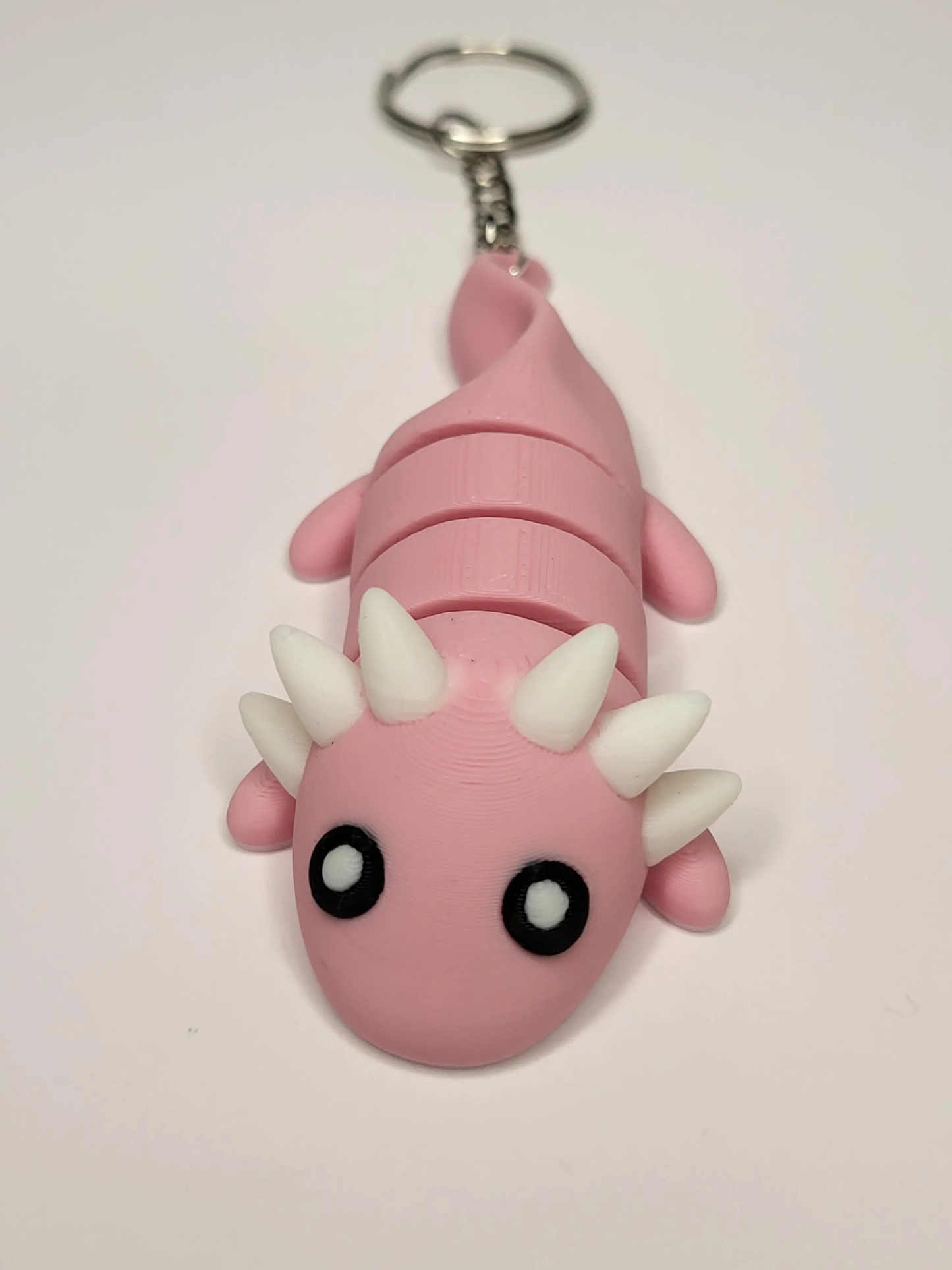 3D Printed Axolotl Keyring