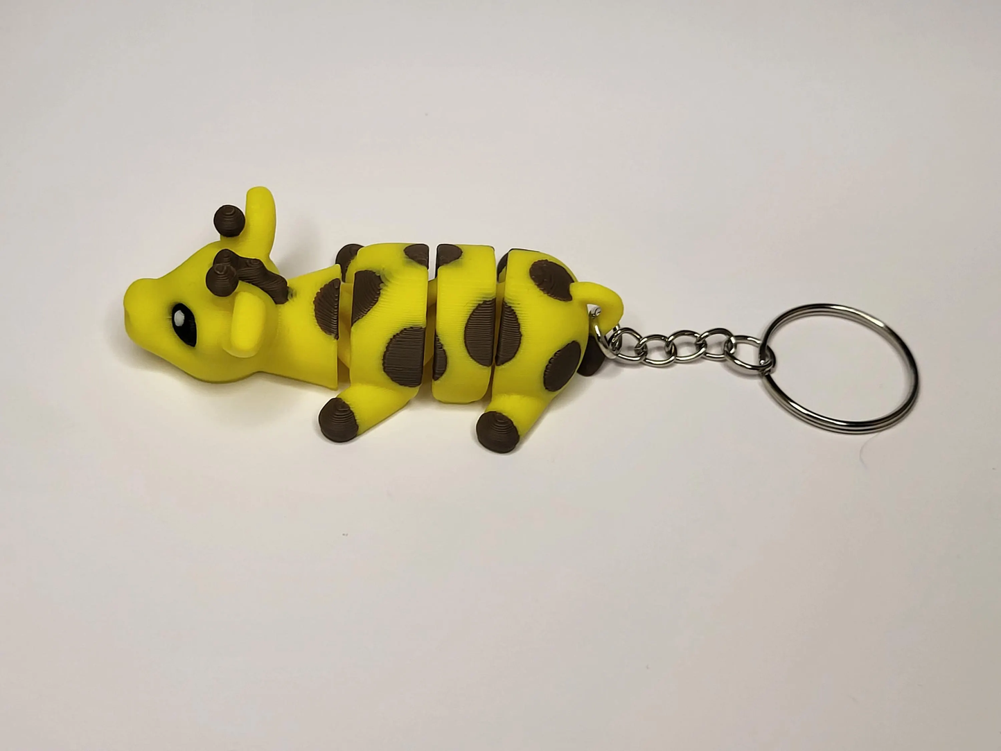 3D Printed Giraffe Keyring