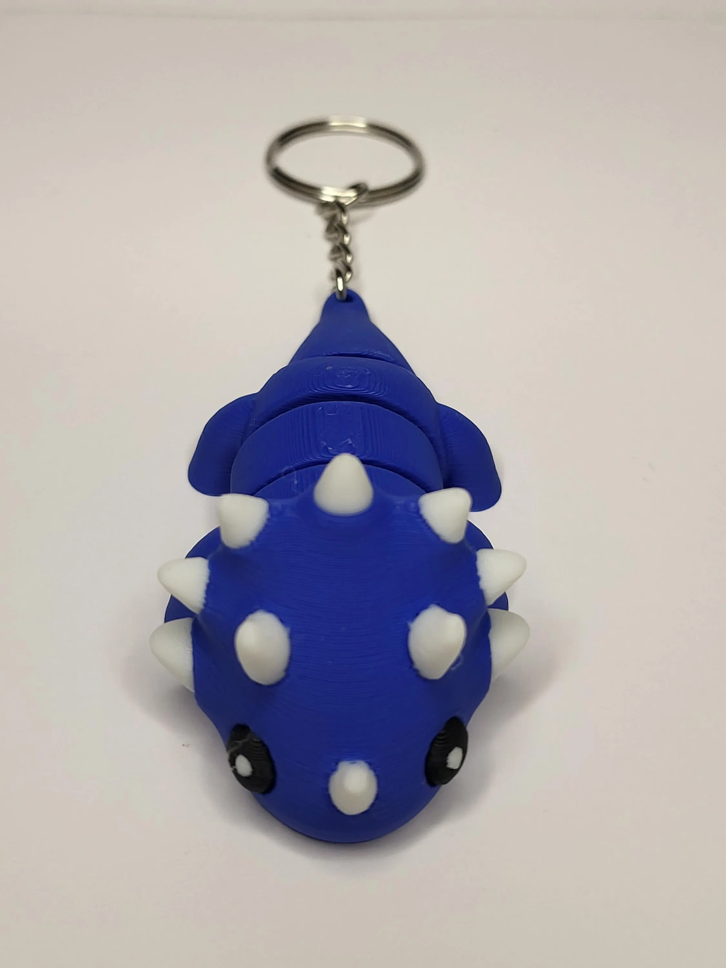 3D Printed Triceratops Keyring