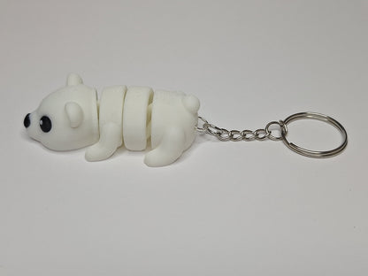 3D Printed Polarbear keyring