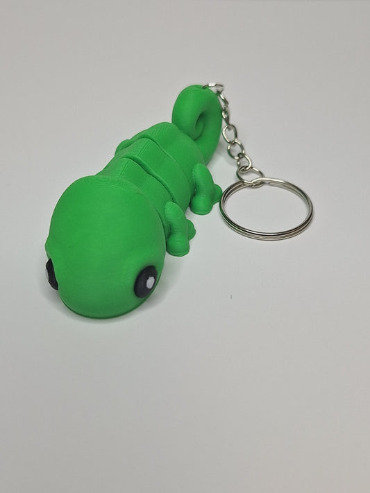 3D Printed Chameleon keyring