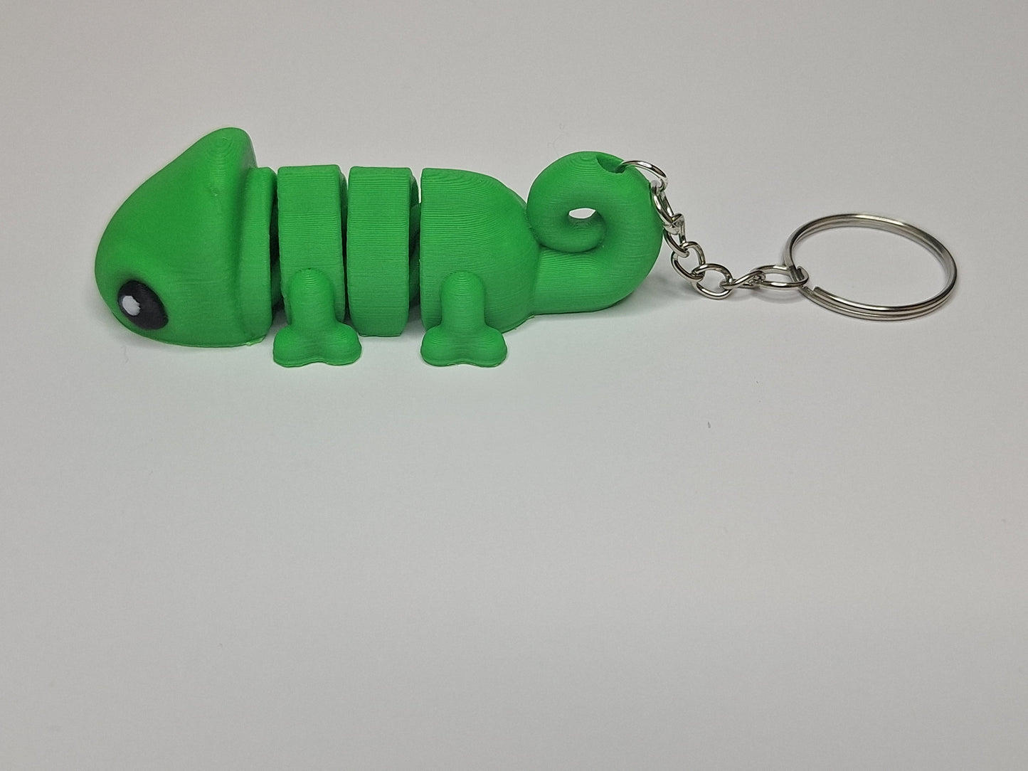 3D Printed Chameleon keyring