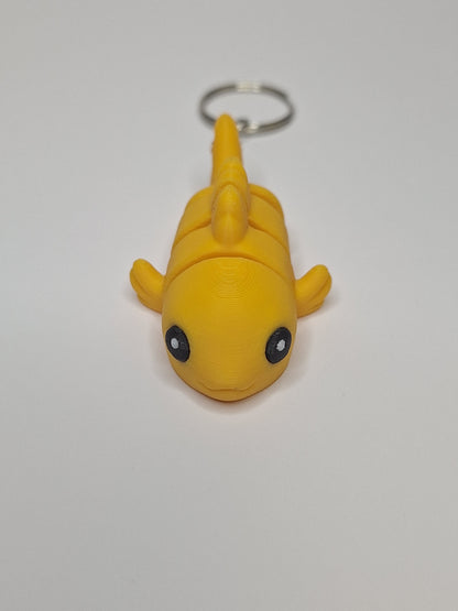 3D Printed Goldfish Keyring