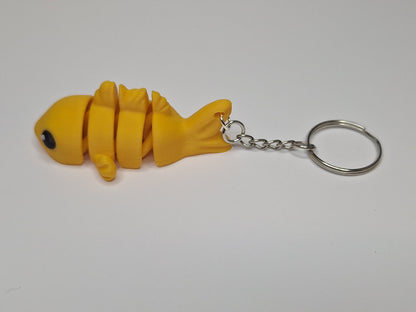 3D Printed Goldfish Keyring