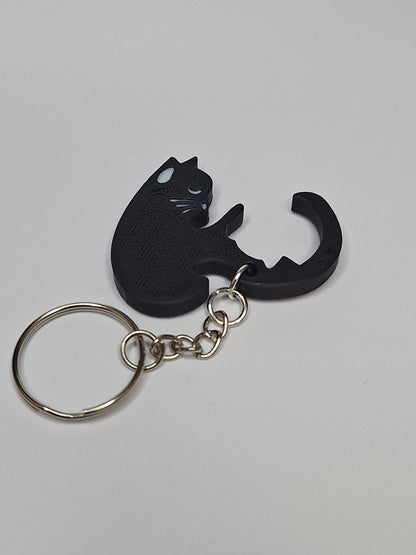 3D Printed Couples Cat Keyrings