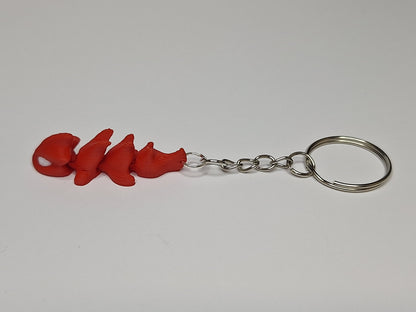 3D Printed Dragon keyring