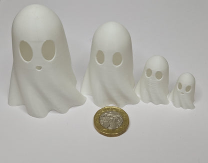 3D Printed Nesting Ghost Ornaments
