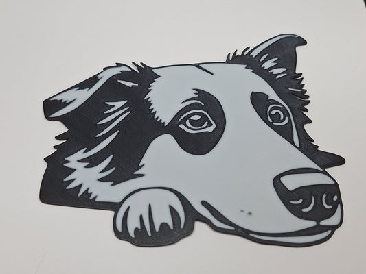 3D Printed Dog Wall art