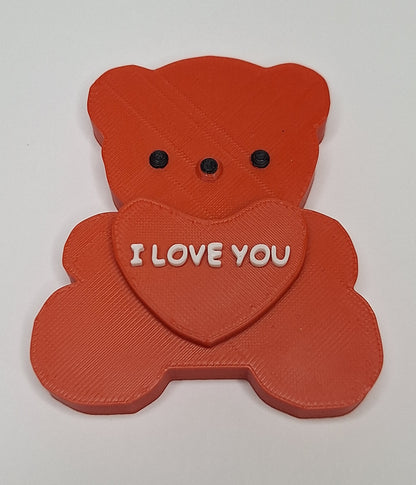 3D Printed "I love you" Teddy Bear