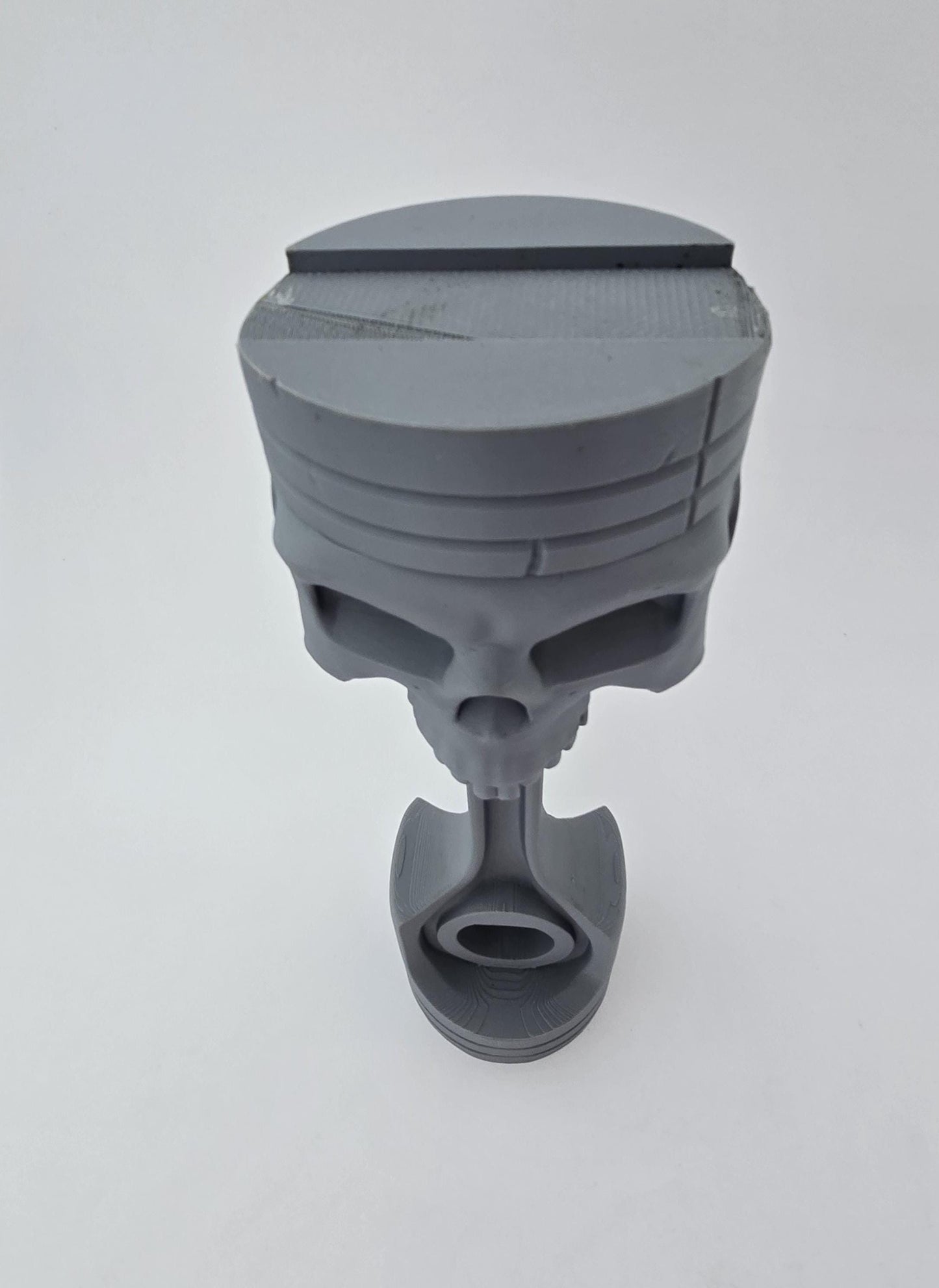 3D Printed Skull Piston Headphone Stand