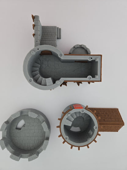 3D Printed DND Captain’s Quarters Building