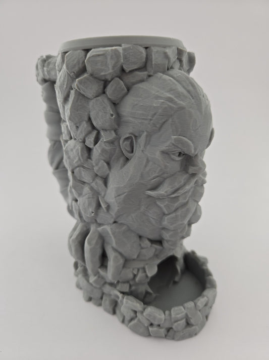 3D Printed Stone Beard Dice Tower