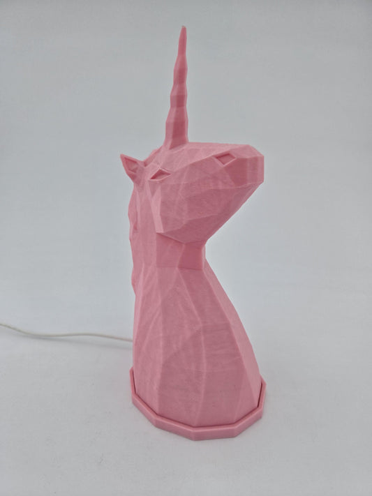 3D Printed Unicorn Lamp