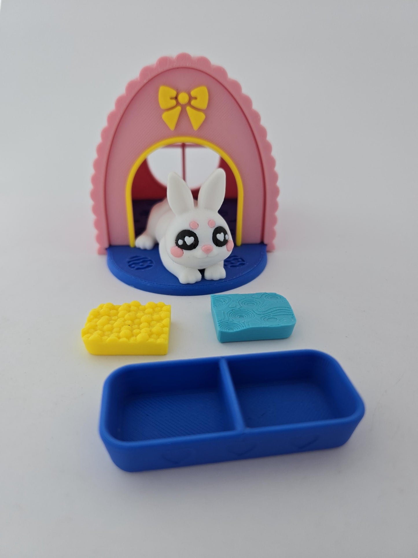 3D Printed Bunny Hutch Desk Toy