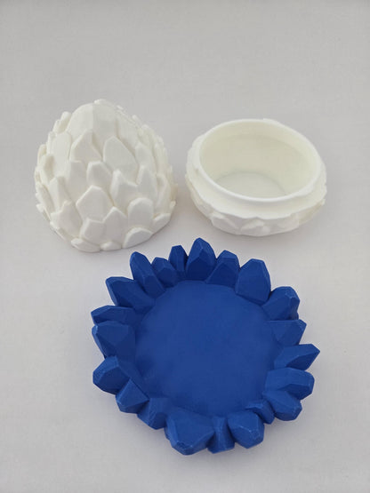 3D Printed Crystal Storage Egg