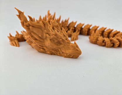 3D Printed Large Articulated Desert Dragon