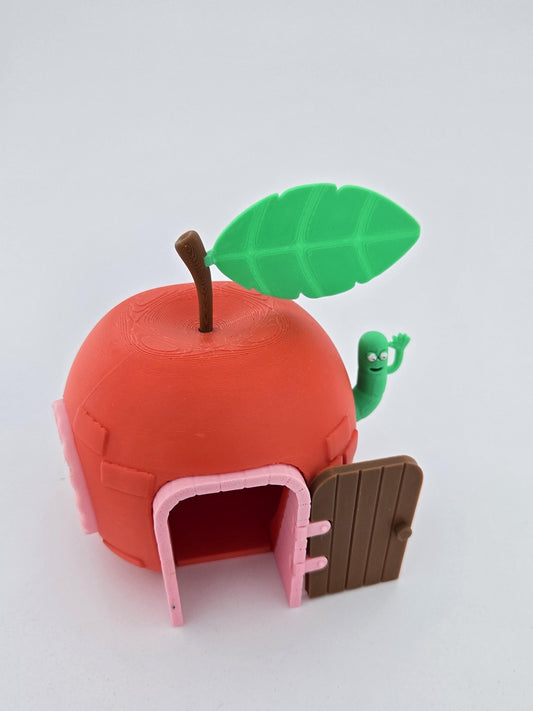 3D Printed Apple Fairy House