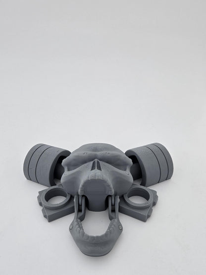 3D Printed Skull Piston Door Knocker