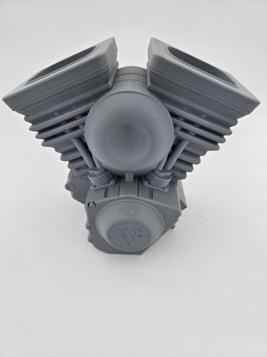 3D Printed V2 Pen Pot with Piston Crank