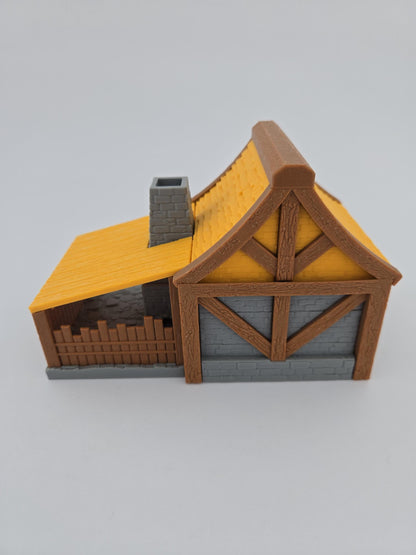 3D Printed DND Blacksmith Building