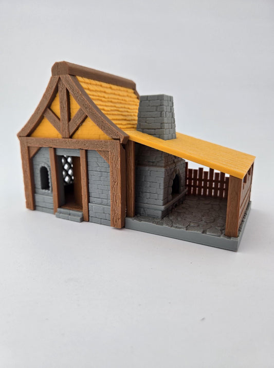 3D Printed DND Blacksmith Building