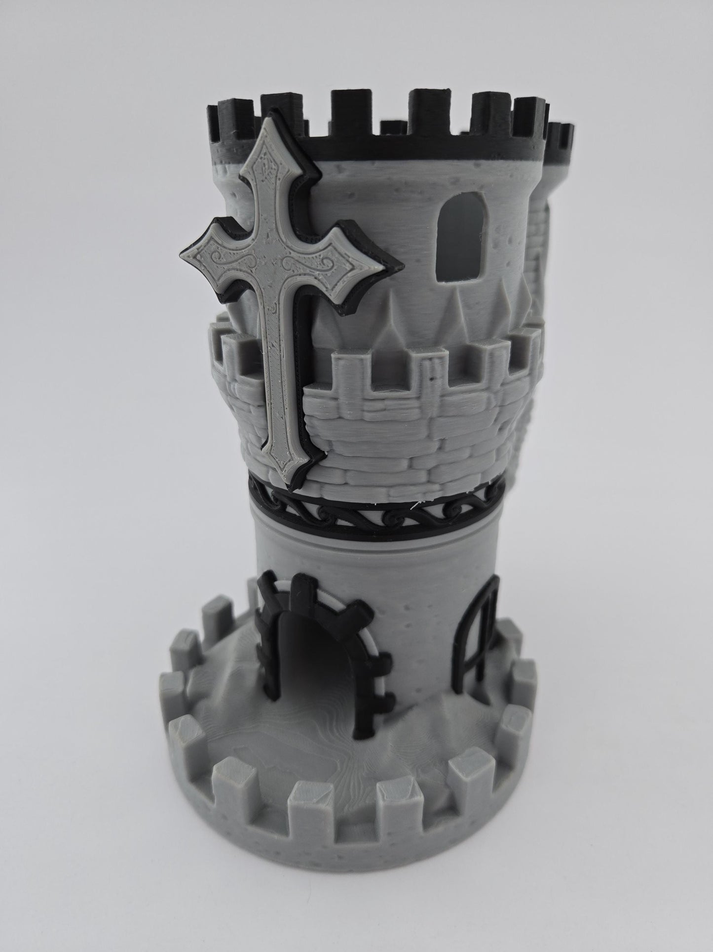 3D printed Castle Dice Tower