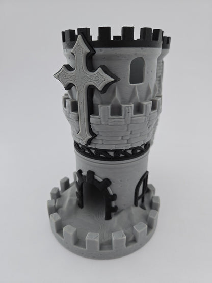 3D printed Castle Dice Tower