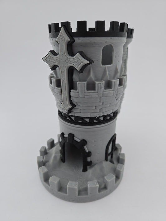 3D printed Castle Dice Tower