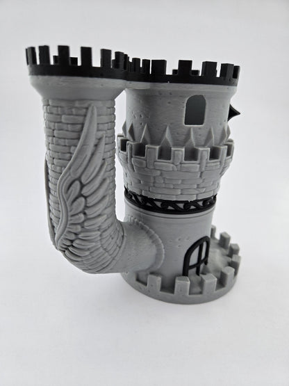 3D printed Castle Dice Tower