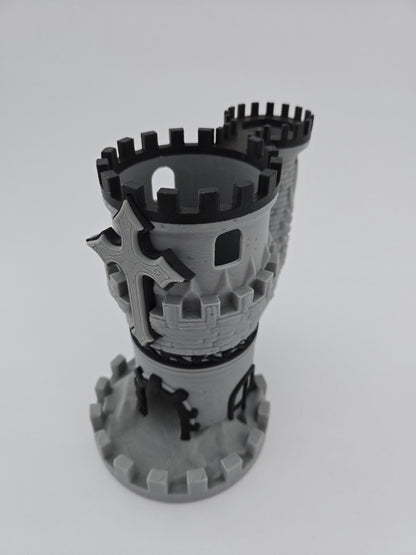 3D printed Castle Dice Tower