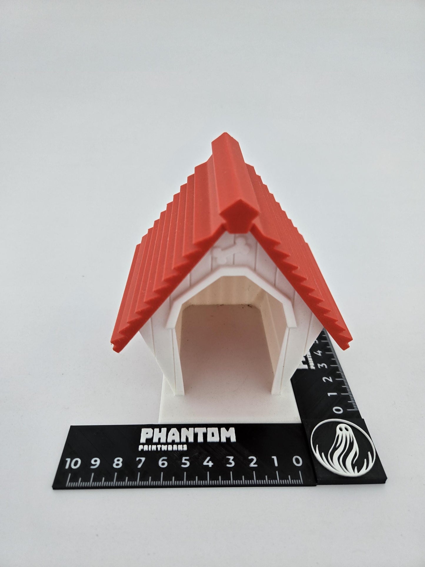 3D Printed Dog House with Poodle