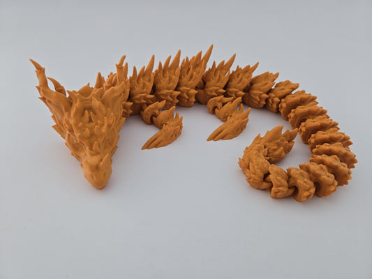 3D Printed Large Articulated Desert Dragon