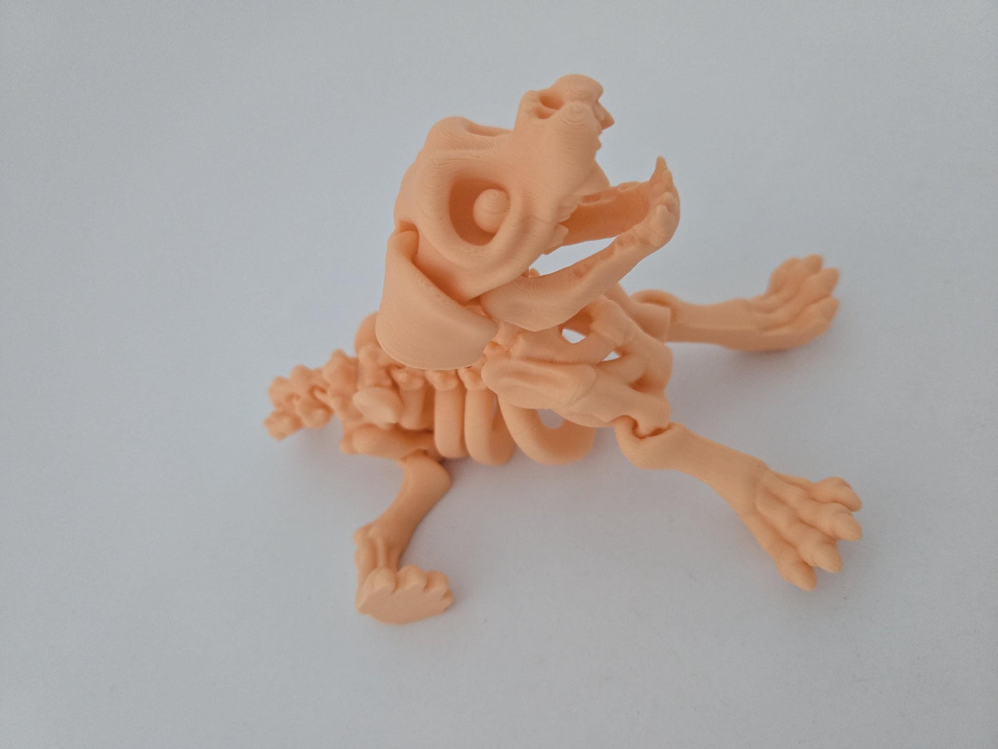 3D Printed Skeleton Dog Figurine