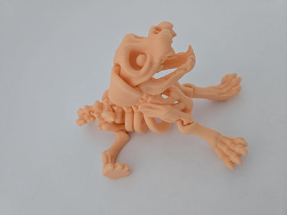 3D Printed Skeleton Dog Figurine