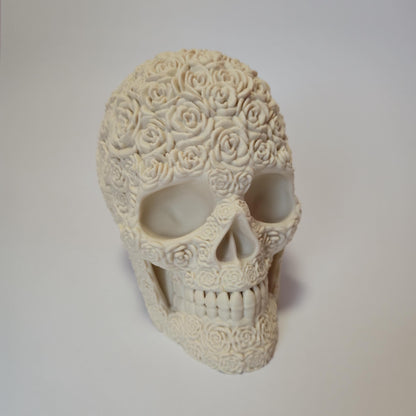 Bone Rose Skull