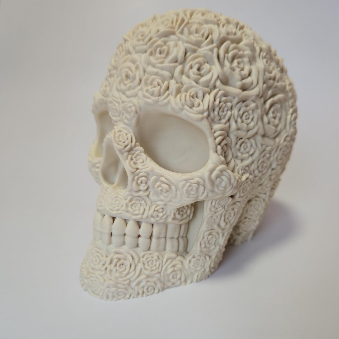 Bone Rose Skull