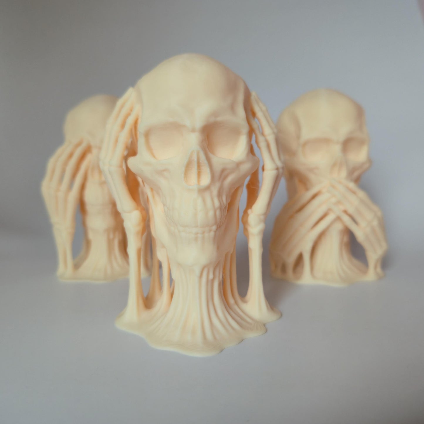 Skeleton See No Evil Hear No Evil Speak No Evil
