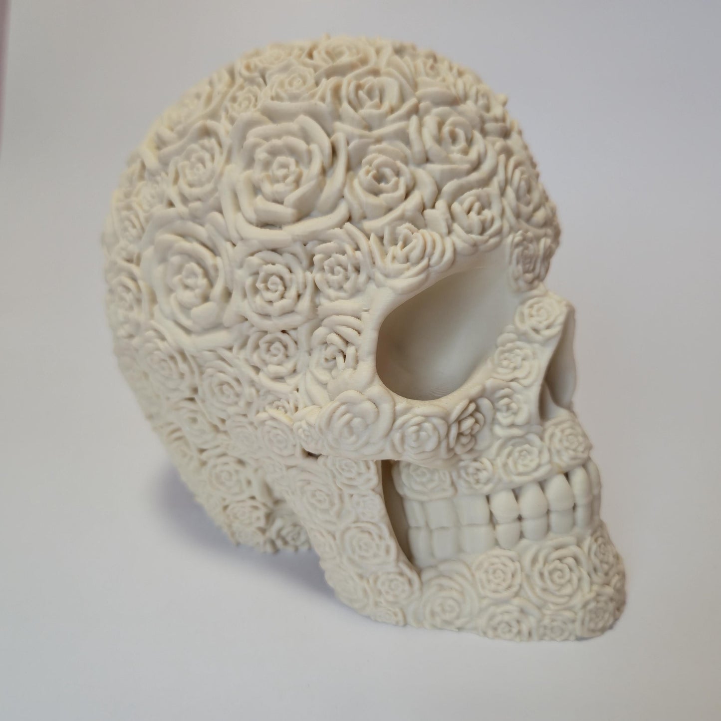Bone Rose Skull