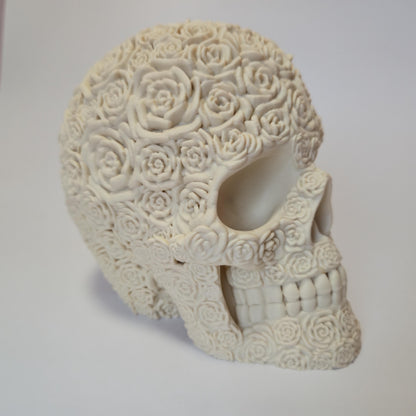 Bone Rose Skull