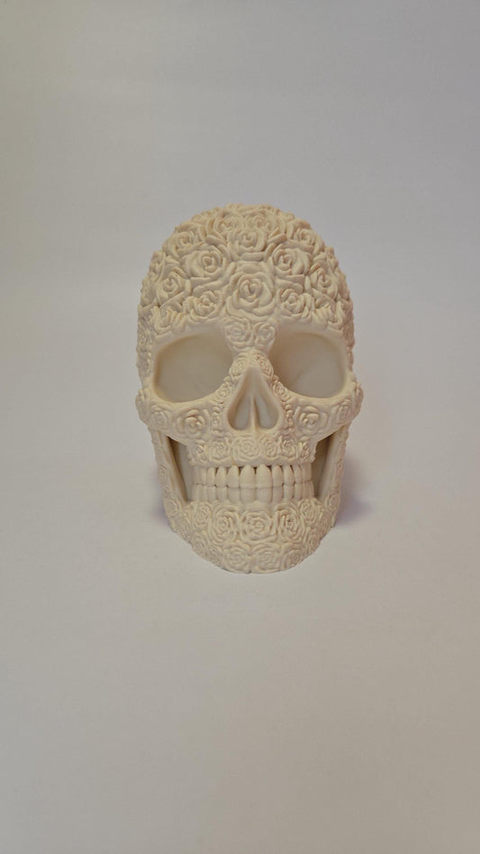 Bone Rose Skull