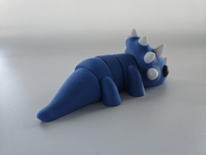 Articulated Triceratops Toy