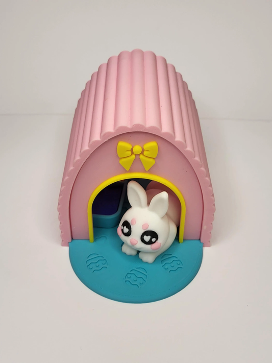3D Printed Bunny Hutch Desk Toy