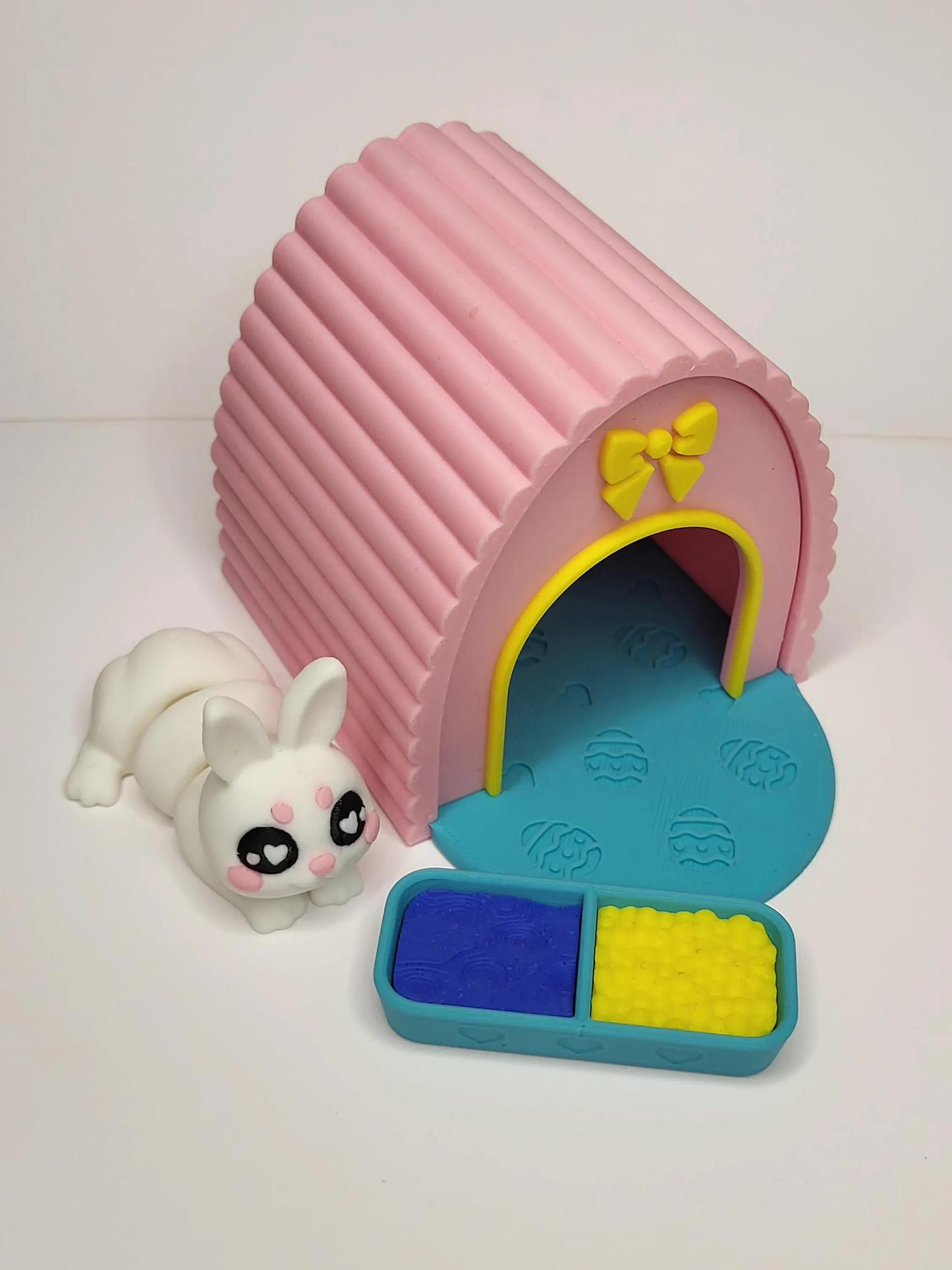 3D Printed Bunny Hutch Desk Toy