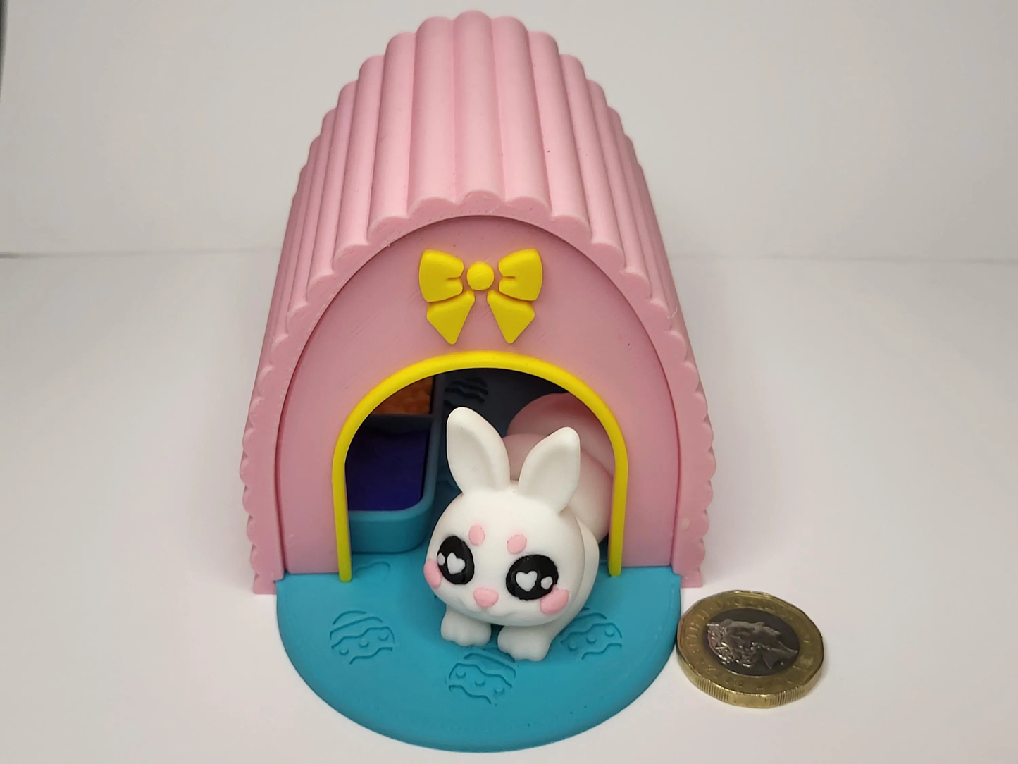 3D Printed Bunny Hutch Desk Toy